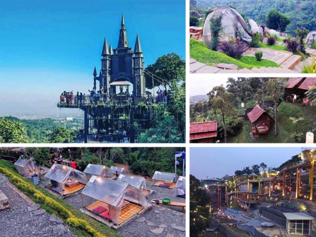 Kawasan Punclut, 1. Gunung Tangkuban Perahu, 2. Trans Studio Bandung, 3. Wisata Kawah Putih Ciwidey, 4. Curug Dago di Bandung, 5. Wisata Belanja Pasar Baru di Bandung, 6. Wisata Edukasi Observatorium Bosscha di Bandung, 7. Wisata Alam Danau Situ Patenggang di Bandung, 8. Wisata Air Panas Ciater, 9. Wisata Kampung Gajah di Bandung (Tutup Permanen), 10. Tempat Wisata Kebun Binatang di Bandung, 11. Wisata Rumah Mode Bandung, 12. Wisata Seni Saung Angklung Udjo Di Bandung, 13. Wisata Edukasi Museum Geologi Bandung, 14. Paskal Food Market, 15. Rumah Strawberry Ciwidey, 16. Cihampelas Walk, 17. Museum Konferensi Asia Afrika, 18. Museum Sri Baduga Bandung, 19. Taman Lalu Lintas Ade Irma Suryani, 20. Kolam Renang Karang Setra, 21. Taman Wisata Alam Maribaya, 22. Kawasan Punclut Bandung Utara, 23. Kebun Bunga Cihideung, 24. Tempat Wisata De’Ranch, 25. Wisata Kuliner Floating Market, 26. Perkebunan Teh Rancabali, 27. Wisata Air Panas Ciwalini, 28. Wisata Bumi Perkemahan Ranca Upas, 29. Little Seoul Bandung, 30. Dusun Bambu Lembang, 31. Taman Hutan Raya Ir Djuanda, 32. Curug Upas, 33. Ciwidey Valley Resort, 34. Sendang Kahuripan, 35. Situ Cileunca, 36. Taman Balai Kota, 37. Gunung Puntang, 38. Stone Garden, 39. Chinatown Bandung, 40. Bird Pavilion, 41. Curug Malela, 42. Tebing Keraton, 43. Puncak Bintang, 44. Amazing Art World, 45. Street Gourmet, 46. Curug Cimahi, 47. Tafso Barn, 48. Sanghyang Heuleut, 49. The Great Asia Afrika, 50. Tebing Citatah, 51. Jalan Braga, 52. D’Dieuland, 53. Jembatan Kereta Api Cikudapateuh Ciwidey, 54. Upside Down World Bandung, 55. Orchid Forest Cikole, 56. Kebun Teh Sukawana, 57. Kampoeng Tulip, 58. Kampung Pasir Ipis, 59. Kebun Bunga Begonia, 60. Wisata Grafika Cikole, 61. Pine Forest Camp Lembang, 62. The Lodge Maribaya, 63. Farm House Susu Lembang, 64. Glamping Lakeside, 65. Curug Keraton Cibodas, 66. Curug Layung Lembang, 67. Curug Tilu Leuwi Opat, 68. Jendela Alam, 69. Ciwangun Indah Camp (CIC) Lembang, 70. Taman Miniatur Kereta Api, 71. Lereng Anteng Panoramic Coffee, 72. Gunung Putri Lembang, 73. Kawasan Berkuda Ganesha H Equestrian, 74. Bukit Labyrinth Ganesha H Equestrian, 75. Bukit Pangjebolan Lembang, 76. Argowisata Kawah Rengganis, 77. Pemandian Air Panas Ciwalini, 78. Curug Cipanji Bandung, 79. Wisata Air Curug Tilu, 80. Bukit Jamur Rancabolang Ciwidey, 81. Barusen Hills, 82. Kampung Cai Rancaupas, 83. Bumi Perkemahan Ranca Cangkuang, 84. Cimanggu Hot Spring & Cottage, 85. Taman Kelinci Ciwidey, 86. Danau eMTe Highland Resort, 87. Green Hill Park TWA Cimanggu
