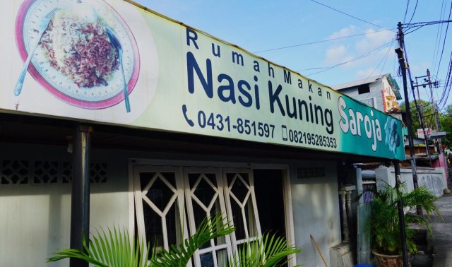 Nasi Kuning Saroja via Kumparan