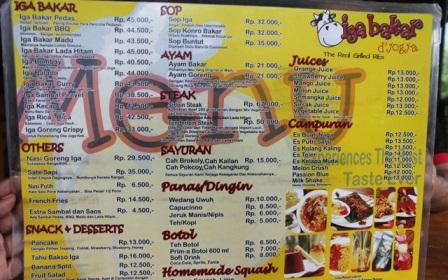 Iga Bakar Jogja, 1. Restoran Gurih 7, 2. Menikmati Lapis Susu Alpukat dari Jumbo – Jumpa Bogor, 3. Menjajal Bakso Bumbu Rujak, Strudel Bogor &amp; Bubur Sumsum Ice dari Boogie Dessert House, 4. Death by Chocolate &amp; Spaghetti, 5. Momo Milk, 6. Pia Apple Pie, 7. Lasagna Gulung, 8. Macaroni Panggang, 9. Rumah Cupcakes &amp; BBQ, 10. Pizza Kayu Bakar Kedai Kita, 11. Cungkring, 12. Waroeng Taman, 13. Bapatong, 14. Ayam Goreng Aroma, 15. Sop Duren Lodaya, 16. Daiji Ramen, 17. Dillenia Kitchen, 18. Kedai Soto Ibu Rahayu, 19. Iga Bakar Jogja, 20. Mie Janda, 21. Bebek H. Slamet, 22. Resto Cimory, 23. Bebek Pak Ndut, 24. Soto Bogor Pak Salam, 25. Bakso Setan, 26. Martabak Air Mancur, 27. Toge Goreng Mang Gebro, 28. Mie Rampok, 29. Waroeng Steak and Shake, 30. Pizza Meteran, 31. Ceker Ranjau, 32. Sate Sumsum dan Ginjal Sapi Pak Oo, 33. Kedai Bakso Seuseupan, 34. Ayam Goreng Resto Mbok Berek, 35. Nasi Uduk Bansus, 36. Laksa kp Cincau, 37. Ayo Rasakan Kenangan dari Masakan Oma di Waroenk Talubi!, 38. Sop Buah Pak Ewok, 39. Asinan Jagung Bakar, 40. Agri Park