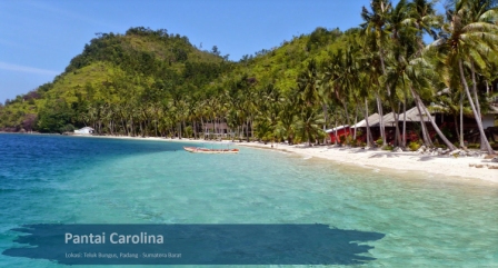 Wisata Pantai Caroline, 1. Jam Gadang di Bukit Tinggi, 2. Istana Baso Pagaruyung, 3. Pantai Carocok Painan, 4. Lobang Jepang, 5. Pantai Padang ‘Nan Rancak Bana’ , 6. Pantai Gandoriah Pariaman, 7. Puncak Lawang Maninjau, 8. Lembah Anai , 9. Museum Adityawarman, 10. Pantai Muaro Padang & Jembatan Siti Nurbaya, 11. Pantai Kata Pariaman, 12. Benteng Fort de Kock, 13. Ngarai Sianok, 14. Pantai Cermin, 15. Wisata Pantai Caroline/Carolina, 16. Air Panas Bukik Kili, 17. Danau Maninjau, 18. Pemandian Lubuk Minturun, 19. Lembah Harau , 20. Puncak Anai (Pemandian dan Camping Ground), 21. Pesona Kepulauan Mentawai , 22. Janjang Seribu Great Wall of Koto Gadang, 23. Danau Singkarak, 24. Danau Diateh dan Danau Dibawah ( Danau Kembar ), 25. Pantai Aie Manih si Malin Kundang, 26. Pulau Cubadak, 27. Kawasan Wisata Mandeh, 28. Pulau Sikuai, 29. Tirta Alami, 30. Air Terjun Nyarai, 31. Pemandian Alam Sako Tapan, 32. Lubuak Bonta, 33. Lubuak Mato Kuciang, 34. Pemandian Alami Batang Tabik, 35. Lubuak Paraku, 36. Air Terjun Timbulun, 37. Muaro Binguang, 38. Ngalau Indah , 39. Jembatan Akar Pesisir Selatan, 40. Pulau Pasumpahan , 41. Pantai Nirwana, 42. Air Terjun Tigo Tingkek, 43. Air Terjun Sarasah Banyak Gariang, 44. Panorama Sitinjau Lauik, 45. Tapian Puti, 46. Lubuak Rantiang, 47. Sirukam Dairy Farm, 48. Puncak Gagoan, 49. Rumah Pohon Laing Park Solok, 50. Puncak Gobah, 51. Air Terjun Kapalo Banda Koto Hilalang, 52. Danau Talang – Solok, 53. Danau Dieteh dan Danau Dibawah, 54. Kebun Teh Alahan Panjang, Solok, 55. Jembatan Kelok Sembilan, 56. Air Terjun Lubuak Bulan, 57. Padang Mengatas, 58. Pulau Angso Duo Pariaman, 59. Pantai Tiram, 60. Puncak Langkisau