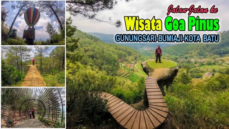 Goa Pinus via Youtube, 1. Batu Night Spectacular, 2. Jatim Park 2, 3. Jatim Park 1, 4. Eco Green Park, 5. Alun – Alun Kota Batu, 6. Museum Angkut, 7. Museum d’Topeng Kingdom, 8. Taman Selecta Batu, 9. Inggil Museum Resto, 10. Kusuma Agrowisata Batu, 11. Kaliwatu Rafting, 12. Agrowisata Petik Apel Bumiaji, 13. Air Terjun Coban Talun, 14. Air Terjun Coban Rondo, 15. Pura Giri Arjuno, 16. Batu Wonderland, 17. Pemandian Air Panas Cangar, 18. Paralayang Batu, 19. Omah Kayu di Batu Malang , 20. Downhill Track Bukit Klemuk Batu, 21. Pemandian Songgoriti Batu, 22. Taman Kelinci, 23. Cafe Sawah Pujon Kidul, 24. Coban Rais, 25. Goa Pinus, 26. Gunung Banyak “Angel”, 27. Rumah Indian Coban Talun, 28. Jatim Park 3, 29. Taman Langit, 30. Predator Fun Park, 31. Flora Wisata San Terra, 32. Kebun Bunga Matahari dan Peternakan Kuda Megastar, 33. Ngukir Wisata Alam, 34. Taman Dolan, 35. Kampung LA Batu, 36. Coban Putri, 37. Pasar Wisata Batu, 38. Candi Songgoriti, 39. Sumber Torong Park