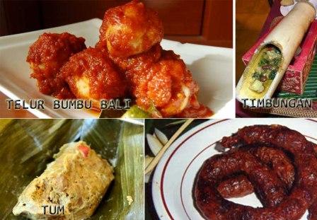Aneka Makanan Khas bali yang Enak, 1. Blayag Raja, 2. Lontong Jukut Serapah, 3. Nasi Tepeng Khas Bali, 4. Serombotan Khas Bali, 5. Rujak Kuah Pindang Khas Bali, 6. Sate Lilit Khas Bali, 7. Ayam/Bebek Betutu Khas Bali, 8. Bagiak Khas Bali, 9. Kacang Asin Khas Bali, 10. Lawar Kuwir Khas Bali, 11. Nasi Campur Ayam Bali, 12. Nasi Jinggo Khas Bali, 13. Tum Ayam Khas Bali, 14. Jaja Wajik Khas Bali, 15. Jaja Bendu Khas Bali, 16. Rujak Bulung Khas Bali, 17. Tipat Cantok Khas Bali, 18. Godoh Gedang Khas Bali, 19. Bubur Injin Khas Bali, 20. Bubur Mengguh Khas Bali, 21. Komoh Khas Bali, 22. Jukut Ares Khas Bali, 23. Nasi Sela (Ubi) Khas Bali, 24. Be Pasih Mesambel Matah, 25. Berengkes, 26. Gerang Sambel Bawang, 27. Sambel Bongkot, 28. Garangasem, 29. Jejeruk, 30. Jukut Serombotan, 31. Jukut Urab, 32. Nasi Bubuh, 33. Nasi Yasa, 34. Penyon, 35. Pesan Clengis, 36. Sate Kakul, 37. Sate Kablet, 38. Sate Plecing, 39. Telur Bumbu Bali