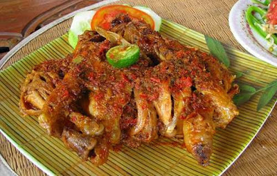 Ayam Bebek Betutu Khas Bali, 1. Blayag Raja, 2. Lontong Jukut Serapah, 3. Nasi Tepeng Khas Bali, 4. Serombotan Khas Bali, 5. Rujak Kuah Pindang Khas Bali, 6. Sate Lilit Khas Bali, 7. Ayam/Bebek Betutu Khas Bali, 8. Bagiak Khas Bali, 9. Kacang Asin Khas Bali, 10. Lawar Kuwir Khas Bali, 11. Nasi Campur Ayam Bali, 12. Nasi Jinggo Khas Bali, 13. Tum Ayam Khas Bali, 14. Jaja Wajik Khas Bali, 15. Jaja Bendu Khas Bali, 16. Rujak Bulung Khas Bali, 17. Tipat Cantok Khas Bali, 18. Godoh Gedang Khas Bali, 19. Bubur Injin Khas Bali, 20. Bubur Mengguh Khas Bali, 21. Komoh Khas Bali, 22. Jukut Ares Khas Bali, 23. Nasi Sela (Ubi) Khas Bali, 24. Be Pasih Mesambel Matah, 25. Berengkes, 26. Gerang Sambel Bawang, 27. Sambel Bongkot, 28. Garangasem, 29. Jejeruk, 30. Jukut Serombotan, 31. Jukut Urab, 32. Nasi Bubuh, 33. Nasi Yasa, 34. Penyon, 35. Pesan Clengis, 36. Sate Kakul, 37. Sate Kablet, 38. Sate Plecing, 39. Telur Bumbu Bali