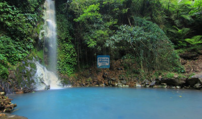 Curug Koleangkak Air Terjun Berair Biru di Subang via Kota Subang