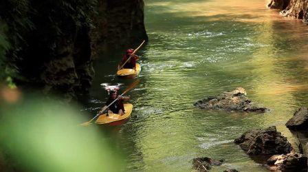 Objek Wisata Ciwayang Rafting Pangandaran