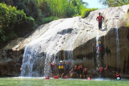 Objek Wisata Alam Pangandaran Curug Taringgul