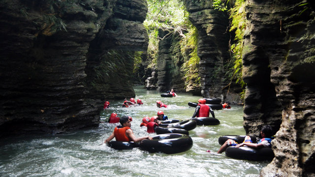 Objek Wisata Santirah River Tubing Pangandaran via Gerbang Patriot