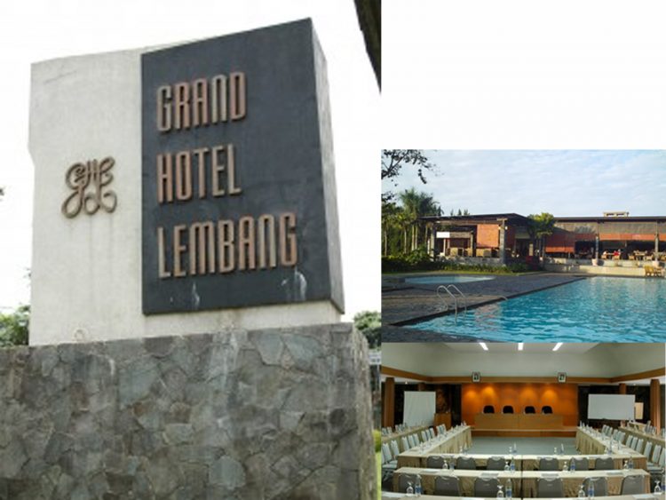 Grand Hotel Lembang, 1. Hotel Nur Alam, 2. Hotel Alpha Classica, 3. Hotel Buah Sinuan, 4. Hotel Pelangi Lembang, 5. Hotel Augusta Lembang, 6. Amoory Venice, 7. Seruni Guest House Lembang, 8. Hotel Cemara Hijau, 9. Bumi Alamanda Guest House, 10. Bantal Guling Villa Lembang, 11. Airy Eco Raya Lembang 68 Bandung, 12. Klipsch Hotel, 13. Villa Chocolate, 14. Rose Chamber Bed & Breakfast, 15. Kubca Samakta Lembang, 16. Puri Bernadi Guest House Lembang, 17. Villa Puri Teras, 18. Villa Diamond , 19. Puspa Sari Ciater, 20. T Hotel, 21. Sari Alam Hot Spring and Resort Hotel, 22. Villa New Bukit Kasih, 23. Grand Hotel Lembang, 24. Takashimaya Hotel, 25. Hotel and Banquet Panorama, 26. Sangria Resort And Spa, 27. Stevie G Hotel, 28. Sandalwood Boutique Hotel, 29. Dragor Homestay, 30. Osmond Villa Resort, 31. Kastuba Resort