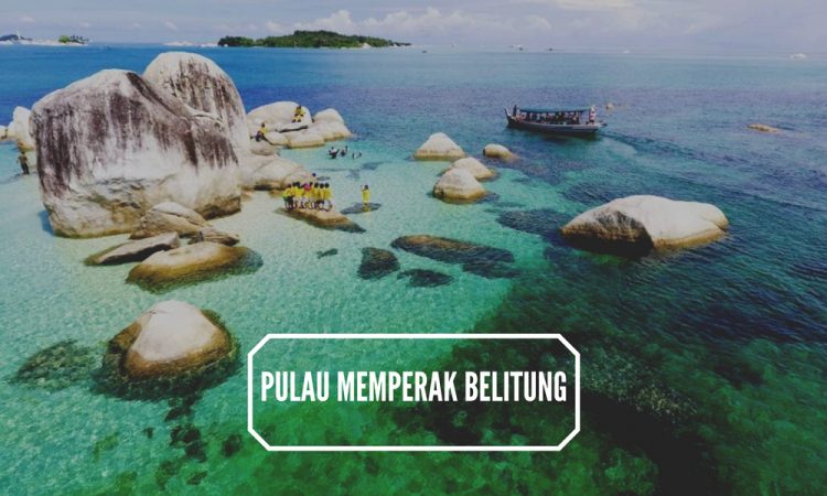 Pulau Memperak, 1. Pantai Nyiur Melambai, 2. Pulau Lengkuas, 3. Pantai Tanjung Tinggi, 4. Pantai Penyak, 5. Pantai Tanjung Kelayang, 6. Pulau Memperak, 7. Kawasan Pantai and Resort Bukit Berahu, 8. Pantai Punai, 9. Kampong Dedaun, 10. Tanjung Binga, 11. Burung Mandi, 12. Pantai Serdang, 13. Pulau Pasir, 14. Pulau Batu Berlayar, 15. Pulau Kepayang, 16. Pulau Lutong, 17. Pulau Leebong, 18. Bukit Pangkuan, 19. Museum Kata, 20. Sail Belitung, 21. Tirta Marundang, 22. Air Terjun Gurok Beraye , 23. Air Terjun Kapala Kawai, 24. Air Terjun Marsilla, 25. Danau Kaolin, 26. Desa Nelayan, 27. Sungai Batu Mentas, 28. Bukit Peramun, 29. Gusong Bugis, 30. Open Pit, 31. Dermaga Kirana, 32. Pantai Penyabong, 33. Air Terjun Gurok Beraye, 34. Pulau Burung, 35. Pantai Tanjung Pendam, 36. Bukit Batu Baginde