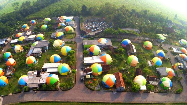 Kampung Teletubbies via Hipwee, 1. Candi Prambanan, 2. Candi Ratu Boko, 3. Candi Kalasan, 4. Candi Ijo, 5. Candi Sari, 6. Desa Wisata Kaliurang, 7. Sendratari Ramayana, 8. Objek Wisata Monumen Jogja Kembali (Monjali), 9. Museum Affandi, 10. Objek Wisata Kali Kuning, 11. Museum Gunung Merapi, 12. Museum Ullen Sentalu, 13. Kinahrejo, 14. Goa Jepang, 15. Blue Lagoon Jogja, 16. Jogja Bay Waterpark, 17. Kampung Teletubbies, 18. Batu Alien Cangkringan, 19. Stonehenge Cangkringan, 20. Bukit Klangon Merapi, 21. Tebing Breksi, 22. Trans Studio Mini Jogja, 23. Tlogo Putri Kaliurang, 24. Lava Tour Merapi, 25. Lava Bantal, 26. Omah Salak Sleman, 27. Upside Down World, 28. Taman Pelangi, 29. Green Kayen, 30. Sindu Kusuma Edupark, 31. Tlogo Muncar Kaliurang, 32. Candi Banyunibo, 33. Candi Sambisari, 34. The World Landmarks Merapi Park, 35. Spot Riyadi, 36. Kids Fun Park, 37. Taman Gardu Pandang Kaliurang, 38. Agrowisata Bhumi Merapi, 39. Candi Abang, 40. Museum Mini Sisa Hartaku, 41. Candi Barong, 42. Candi Kimpulan, 43. The Lost World Castle, 44. Bunker Kaliadem Merapi, 45. Embung Tambakboyo, 46. Obelix Hills, 47. Grojogan Watu Purbo, 48. Plunyon Kalikuning, 49. Bukit Turgo, 50. Teras Merapi, 51. Omah Petroek, 52. Sabo Bronggang, 53. Watu Tapak, 54. Studio Alam Gamplong, 55. Kampung Flory, 56. Ledok Sambi, 57. Puri Mataram, 58. Jogja Exotarium, 59. Taman Lampion Kaliurang, 60. Desa Wisata Gabugan, 61. Agrowisata Salak Pondoh Bangunkerto, 62. Desa Wisata Pentingsari, 63. Desa Wisata Kembang Arum, 64. Desa Wisata Kelor, 65. Desa Wisata Pulesari, 66. Kampung Mina Padi Samberembe, 67. Alamanda Jogja Flowers Garden