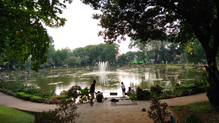 Air Mancur di Taman Situ Lembang, 1. Tebet Eco Park, 2. Taman Lapangan Banteng, 3. Taman Suropati, 4. Taman Menteng , 5. Hutan Kota Srengseng, 6. Taman Kalijodo , 7. Taman Tabebuya , 8. Taman Cattleya , 9. Taman Hutan Kota Penjaringan, 10. Taman Spathodea , 11. Taman Situ Lembang , 12. Taman Ayodia – Barito , 13. Taman Tangkuban Perahu, 14. Taman Langsat , 15. Taman Prasasti, 16. Taman Waduk Pluit , 17. Taman Tribeca , 18. Taman Mataram , 19. Taman Ria Rio , 20. Taman Puring, 21. Taman Cornel Simanjuntak, 22. Taman Dadap Merah, 23. Taman Kelapa