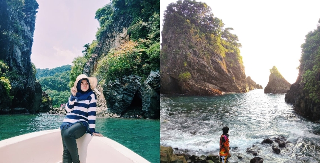 Gua Sarang via @febbykhairuna (kiri), @muhammadramazan8 (kanan), 1. Pantai Ujung Kareung, 2. Pulau Weh, 3. Pantai Anoi Itam, 4. Pantai Sumur Tiga, 5. Pulau Rubiah, 6. Pantai Iboih, 7. Danau Aneuk Laot, 8. Air Terjun Pria Laot, 9. Gunung Jaboi, 10. Pantai Tapak Gajah, 11. Pantai Gapang, 12. Pantai Kasih, 13. Sabang Hill, 14. Gua Sarang, 15. Tugu Nol Kilometer, 16. Benteng Bunker Jepang, 17. Pemandian Air Panas Keuneukai, 18. Sirui Hidrothermal, 19. Pulau Klah, 20. Tugu I Love Sabang, 21. Pantai Teupin Layeu, 22. Pantai Pasir Putih, 23. Pantai Paneuh, 24. Pantai Jaboi, 25. Pantai Arun, 26. Pantai Batee Dua, 27. Pantai Mata Ie sabang, 28. Pantai Keramat Pandan, 29. Pulau Seulako, 30. Mercusuar Balohan, 31. Mercusuar Ie Meulee, 32. Mercusuar Ujong Asam