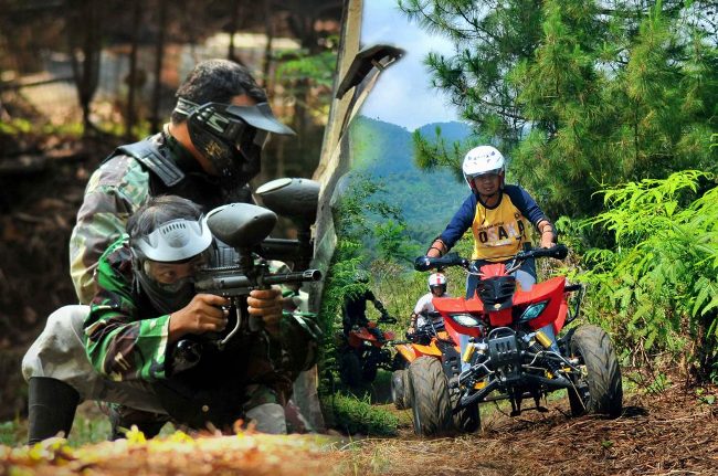Permainan Paintball &amp; ATV di Sari Ater, Lokasi dan Rute Menuju Sari Ater, Sejarah Pemandian Sari Ater, Daya Tarik Wisata Pemandian Sari Ater, Harga Tiket Masuk Sari Ater, Penginapan di Sekitar Pemandian Sari Ater, Tempat Wisata di Sekitar Pemandian Sari Ater, Tips Liburan ke Pemandian Sari Ater