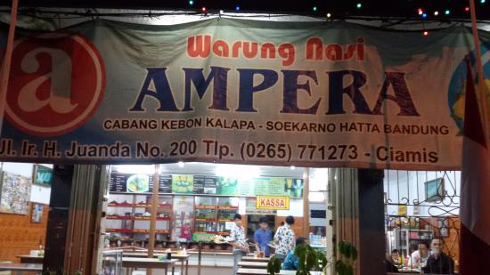 Rumah Makan Ampera Ciamis, 1. Mega Wisata Icakan, 2. Kampung Adat Kuta, 3. Curug Tujuh Cibolang, 4. Situ Lengkong Panjalu, 5. Cagar Alam Pananjung, 6. Cukang Taneuh atau Green Canyon, 7. Pantai Pangandaran, 8. Ciung Wanara, 9. Jembatan Sasak Cirahong, 10. Masjid Agung Ciamis, 11. Pantai Karang Nini, 12. Pantai Batu Karas, 13. Lembah Putri, 14. Puncak Bangku Rancah, 15. Pantai Batu Hiu, 16. Astana Gede Kawali, 17. Wisata Batu Ngampar, 18. Rafting Sungai Citumang, 19. Alun-Alun Ciamis, 20. Taman Surawisesa Kawali, 21. Situs Gunung Susuru, 22. Taman Raflesia, 23. Sukahaji Waterboom, 24. Rumah Makan Warung Jeruk, 25. Rumah Makan Ampera Ciamis, 26. Wisata Sungai Citumang, 27. Arung Jeram di Sungai Citanduy
