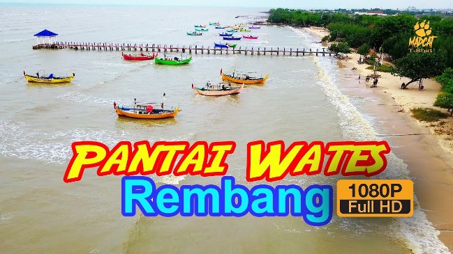 Pantai Pasir Putih Wates via Youtube, 1. Pantai Karang Jahe, 2. Pantai Caruban, 3. Jembatan Merah Hutan Mangrove, 4. Dampo Awang Beach (Taman Rekreasi Pantai Kartini), 5. Alun – Alun Rembang, 6. Watu Congol Lasem, 7. Tiongkok Kecil Heritage Lasem, 8. Gunung Lasem, 9. Air Terjun Pasucen, 10. Watu Layar, 11. Pantai Nyamplung Indah, 12. Waduk Panohan, 13. Wisata Gunung Kajar, 14. Waduk Lodan (Embung Lodan), 15. Pantai Pasir Putih Wates, 16. Pantai Binangun, 17. Pantai Jati Sari, 18. Air Terjun Kali Mancur, 19. Air Terjun Kedung Grenjeng, 20. Gunung Argopuro Lasem, 21. Museum RA Kartini, 22. Wana Wisata Kartini Mantingan, 23. Klenteng Cu An Kiong Lasem, 24. Masjid Jami’ Lasem, 25. Wana Wisata Sumber Semen, 26. Lawang Ombo, 27. Vihara Ratanavana Arama, 28. Petilasan Sunan Bonang, 29. Taman Indah Pantai Balongan, 30. Masjid Agung Alun – Alun Rembang, 31. Situs Perahu Kuno Punjulharjo, 32. Pulau Gede Rembang, 33. Pulau Karang Gosong, 34. Rumah Pohon Igir Wringin, 35. Bukit Pencu Blora, 36. Juwana Water Fantasy
