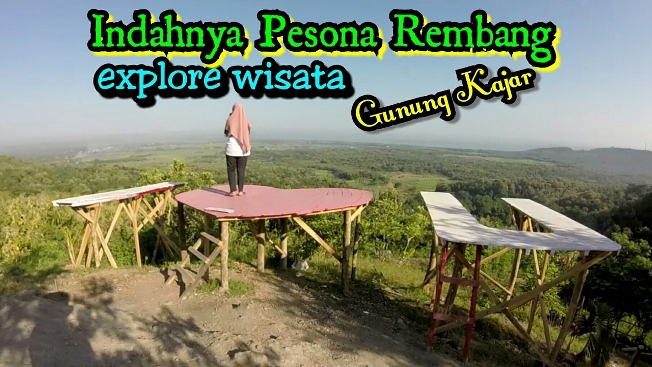 Wisata Gunung Kajar via Youtube, 1. Pantai Karang Jahe, 2. Pantai Caruban, 3. Jembatan Merah Hutan Mangrove, 4. Dampo Awang Beach (Taman Rekreasi Pantai Kartini), 5. Alun – Alun Rembang, 6. Watu Congol Lasem, 7. Tiongkok Kecil Heritage Lasem, 8. Gunung Lasem, 9. Air Terjun Pasucen, 10. Watu Layar, 11. Pantai Nyamplung Indah, 12. Waduk Panohan, 13. Wisata Gunung Kajar, 14. Waduk Lodan (Embung Lodan), 15. Pantai Pasir Putih Wates, 16. Pantai Binangun, 17. Pantai Jati Sari, 18. Air Terjun Kali Mancur, 19. Air Terjun Kedung Grenjeng, 20. Gunung Argopuro Lasem, 21. Museum RA Kartini, 22. Wana Wisata Kartini Mantingan, 23. Klenteng Cu An Kiong Lasem, 24. Masjid Jami’ Lasem, 25. Wana Wisata Sumber Semen, 26. Lawang Ombo, 27. Vihara Ratanavana Arama, 28. Petilasan Sunan Bonang, 29. Taman Indah Pantai Balongan, 30. Masjid Agung Alun – Alun Rembang, 31. Situs Perahu Kuno Punjulharjo, 32. Pulau Gede Rembang, 33. Pulau Karang Gosong, 34. Rumah Pohon Igir Wringin, 35. Bukit Pencu Blora, 36. Juwana Water Fantasy