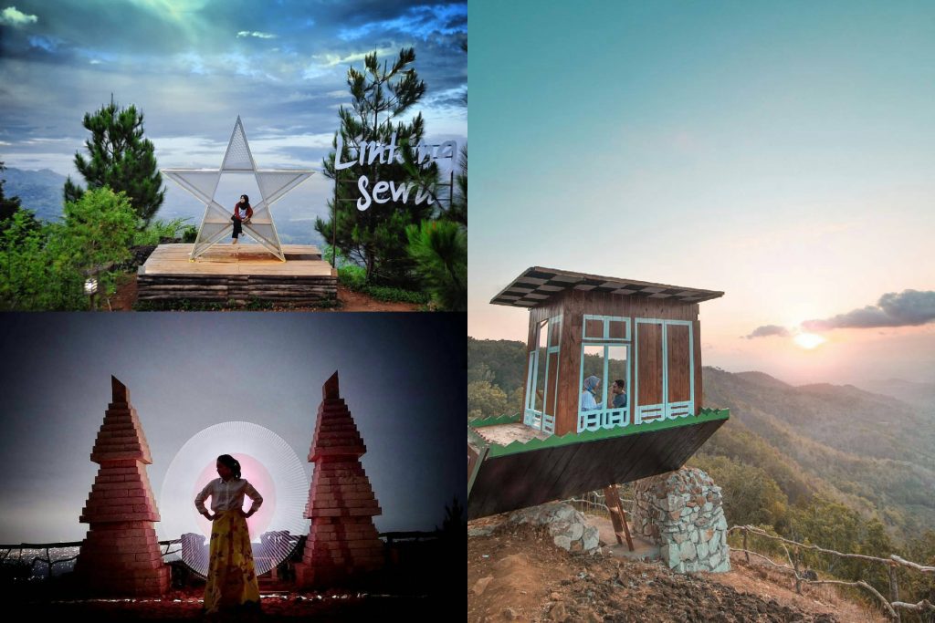 Bukit lintang sewu via @vembri_prima (kiri atas), @shenzophoto (kiri bawah), @roh_kyt (kanan), 1. Pantai Parangtritis, 2. Gumuk Pasir Parangkusumo, 3. Kebun Buah Mangunan, 4. Hutan Pinus Dlingo, 5. Puncak Becici Dlingo, 6. Air Terjun Ledok Pokoh (Lepo), 7. Seribu Batu Songgo Langit, 8. Karst Tubing Sedayu, 9. Kampung Edukasi Watu Lumbung, 10. Pantai Kuwaru, 11. Pantai Pandansari, 12. Kebun Buah Naga Pantai Pandansari, 13. Pantai Samas, 14. Pantai Gua Cemara, 15. Kampung Batik Giriloyo, 16. Makam Imogiri, 17. Gua Gajah, 18. Gua Selarong, 19. Gua Cerme, 20. Tirta Tamansari, 21. Balong Waterpark, 22. Kids Fun, 23. Bukit Lintang Sewu, 24. Pabrik Gula Madukismo, 25. Tebing Watu Mabur, 26. Gardu Pandang Bukit Mojo Gumelem, 27. Galaxy Waterpark, 28. Hutan Pinus Pengger, 29. Pantai Pandansimo Bantul, 30. Jurang Tembelan, 31. Watu Goyang, 32. Watu Ngadek, 33. Gardu Pandang Pinus Asri, 34. Watu Amben, 35. Jembatan Soka, 36. Air Terjun Seribu Batu, 37. Air Terjun Tuwondo, 38. Curug Banyunibo, 39. Grojogan Pucung, 40. Pantai Baru, 41. Pantai Baros, 42. Bukit Panguk Kediwung Bantul, 43. Air Terjun Kedung Pengilon, 44. Kebun Bunga Celosia, Resoinangun Garden*, 45. Pasar Seni Gabusan Pusat, 46. Desa Wisata Tembi Bantul, 47. Bukit Bego Imogiri Bantul, 48. Pemandian Air Panas Parang Wedang, 49. Air Terjun Randusari, 50. Pantai Depok, 51. Curug Pulosari, 52. Perengan Park, 53. Pintu Langit Dahromo, 54. Ekowisata Jatisari Dlingo, 55. Bukit Parang Endog, Dekat Bantul, 56. Puncak Sosok, 57. Hutan Pinus Mangunan, 58. Museum Dirgantara, 59. Pantai Cemara Sewu, 60. Pantai Parangkusumo, 61. Kampung Anggur Bantul, 62. Pantai Pelangi, 63. Puncak Bucu, 64. Museum Sejarah Purbakala Pleret, 65. Masjid Gedhe Mataram Kotagede, 66. Pantai Segoro Kidul, 67. Pantai Barchan, 68. Goa Jepang Bantul, 69. Museum Chocolate Monggo, 70. Watu Lawang Mangunan, 71. Edum Park Tegaldowo, 72. Taman Wisata Batu Kapal, 73. Gunung Wangi Bangkel, 74. Kedung Tolok, 75. Sendang Ngembel, 76. Taman Tino Sidin, 77. Bale Banjar Sangkring, 78. Kalinampu Natural Park, 79. Grand Puri Waterpark, 80. Pasar Kebon Empring, 81. Taman Tempuran Cikal, 82. Setren Opak, 83. Taman Glugut, 84. Museum HM Soeharto, 85. Museum Wayang Kekayon, 86. Museum History of Java, 87. Desa Wisata Gerabah Kasongan, 88. Sentra Kulit Manding, 89. Taman Senja Ngelo, 90. Jembatan Selopamioro, 91. Puncak Gebang, 92. Bukit Cinomati, 93. Taman Bunga Asri, 94. Telogo Potorono
