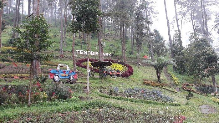 Tenggir Park via Tribunnews, 1. Grojogan Sewu, 2. Air Terjun Jumog, 3. Air Terjun Pringgodani, 4. Telaga Madirda, 5. Agrowisata Amanah, 6. Astana Giribangun, 7. Perkebunan Teh Kemuning, 8. Agrowisata Sondokoro, 9. Taman Ria Balekambang, 10. Candi Cetho, 11. Candi Sukuh, 12. Pemandian Sapta Tirta Pablengan, 13. Alun – Alun Karanganyar, 14. Bukit Paralayang, 15. Waduk Lalung, 16. Kampung Halloween Bukit Sekipan, 17. Puncak Gunung Lawu, 18. Wisata Romantis ke Bukit Hope, 19. Tubing Goasari Ngargoyoso, 20. Mampir ke Rumah Atsiri Indonesia, 21. Bukit Mongkrang, 22. Rumah Hobbit Lembah Semilir, 23. Air Terjun Parang Ijo, 24. Grojogan Jurang Jero, 25. Air Terjun Sewawar, 26. Air Terjun Sedinding, 27. Kedung Pengaron, 28. Kedung Sriti, 29. Bukit Sekipan, 30. Watu Kandang, 31. Tenggir Park, 32. Waduk Gondang, 33. Rumah Pohon Anyep, 34. Puri Taman Saraswati, 35. Candi Kethek, 36. Jembatan Selfie, 37. Taman Pancasila, 38. Taman Hutan Raya (Tahura) Karanganyar, 39. Museum Manusia Purba Klaster Dayu, 40. Waterboom Tirta Guwo Indah, 41. Taman Air Mancur Laser, 42.  Jalan Tembus Tawangmangu, 43. Goa Tlorong, 44. Goa Cokro, 45. Taman Bintang