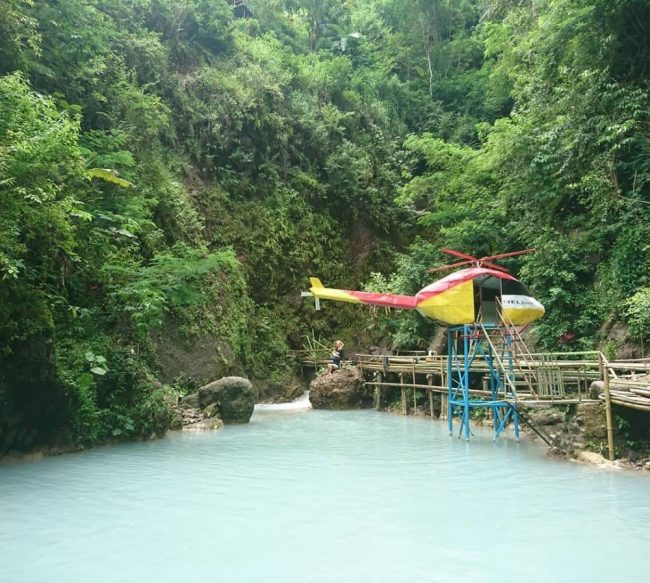Helikopter via IG @daffayoga_16, Lokasi Objek Wisata Kedung Pedung, Rute Menuju Lokasi Kedung Pedut, Harga Tiket Masuk Kedung Pedut, Fasilitas yang Ada di Kedung Pedut, Pesona Kedung Pedut, Tips Berlibur Ke Kedung Pedut