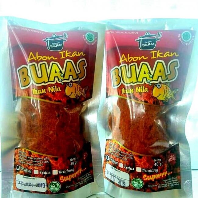 Abon Ikan Nila via Tokopedia, 1. Keripik Nanas, 2. Dodol Nanas, 3. Nanas Simadu Khas Subang, 4. Coklat Nanas Khas Subang, 5. Delipel, 6. D’Bubuy Ma’ Atik, 7. Ikan Lapan Crispy, 8. Tape Ketan atau Peuyeum Ketan, 9. Bubuy Ayam Subang, 10. Nasi Liwet, 11. Tutut Soding, 12. Oncom Dawuan Subang, 13. Pinadrink, 14. Kerupuk Miskin khas Subang, 15. Abon Jantung Pisang, 16. Gitrek Singkong, 17. Gepuk Daging, 18. Rambutan Kalijati, 19. Sirup Nanas, 20. Abon Ikan Nila, 21. Bolu Nanas Subang, 22. Beras Hitam, 23. Papais Cisaat