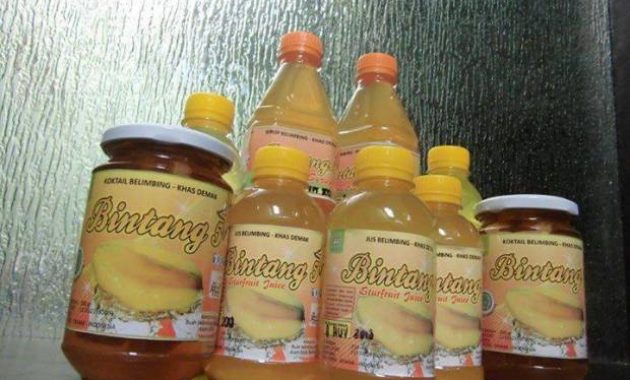 Selai Belimbing via kabardemak.wordpresscom, 1.  Dodol Jambu Biji, 2. Dodol Belimbing Rasa Dewa, 3. Sirup Belimbing, 4. Jus Belimbing, 5. Jus Rumput Laut, 6. Biskuit Temma, 7. Nastar Belimbing, 8. Kopi Herbal, 9. Keripik Tempe, 10. Rujak Cireng, 11. Kaos Depok Indonesia, 12. Manisan Kolang-kaling Mamih, 13. PeChoc, 14. Emping Melinjo, 15. Jus lidah Buaya, 16. Buah Belimbing, 17. Selendang Mayang, 18. Selai Belimbing