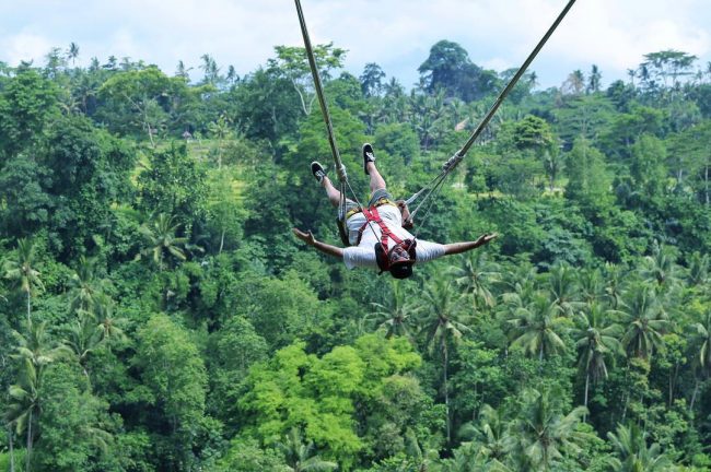 Bali Swing Bongkasa, 1. Ekowisata Mangrove Wanasari, 2. Sangeh Monkey Forest, 3. New Kuta Green Park, 4. Circus Waterpark Kuta, 5. Pantai Jerman, 6. Pantai Kelan, 7. Pantai Muaya, 8. Pantai Mimpi Pondok Pemuda, 9. Pantai Tegal Wangi, 10. Pantai Balangan, 11. Tanjung Balangan, 12. Pantai Dreamland, 13. Pantai Pemutih, 14. Pantai Bingin, 15. Pantai Padang – Padang, 16. Pantai Labuan Sait, 18. Pantai Suluban, 19. Pantai Nyang – Nyang, 20. Pantai Nunggalan, 21. Pantai Karma Kandara, 22. Pantai Melasti, 23. Pantai Batu pageh, 24. Pantai Pandawa, 25. Pantai Gunung Payung, 26. Pantai Sawangan, 27. Pantai Geger, 28. Pantai Mengiat, 29. Pantai Segara Samuh, 30. Pantai Selagan Nusa Dua, 31. Pantai Tanjung Benoa, 32. Air Terjun Nungnung, 33. Air Terjun Bidadari Ayung, 34. Sungai Ayung, 35. Air Terjun Batu Lantang, 36. Air Terjun Sulangi, 37. Patung Dewa Ruci, 38. Kawasan Pura Luhur Uluwatu, 39. Pesawat Bengong, 40. Nirmala Waterpark Ungasan, 41. Taman Satria Gatotkaca, 42. Joger Kuta, 43. Penangkaran Penyu Deluang Sari, 44. Taman Budaya Garuda Wisnu Kencana, 45. Bali Paragliding Tandem Flight, 46. Monumen Perjuangan Taman Mumbul, 47. Museum Becak Indonesia, 48. Museum Pasifika, 49. Dream Museum Zone, 50. Museum Kain, 51. Museum Kerang, 52. Museum Yadnya, 53. Hide N Seek, 54. Cubby House Kids Club, 55. Miniapolis Bali, 56. Pantai Timbis, 57. Pantai Dukuh, 58. Puja Mandala, 59. Pura Taman Ayun, 60. Taman Ngurah Rai Tuban, 61. Lembah Tanah Wuk, 62. Taman Mumbul, 63. Pantai Pererenan, 64. Banjar Umalas, 65. Waka Tangga, 66. Wisata Agro Pelaga, 67. Jembatan Tukad Bangkung, 68. Jimbaran Panorama Point, 69. Pura Petitenget, 70. Pantai Petitenget, 71. Pura Pucak Tedung, 72. Pura Sada Kapal, 73. Pura Batu Bolong, 74. Pantai Batu Bolong, 75. Pura Kancing Gumi, 76. Pura Pucak Mangu, 77. Desa Wisata Petang, 78. Ladang Bunga Gumilir, 79. Desa Wisata Baha, 80. Bumi Perkemahan Blahkiuh, 81. Pantai Seseh, 82. Pantai Derawan, 83. Pantai Batu Mejan, 84. Pantai Double Six, 85. Taman Rekreasi Bethesda, 86. Pantai Selasih, 87. Pantai Batu Belig, 88. Pantai Munggu, 89. Pantai Mengening, 90. Pantai Kayu Putih, 91. Pulau Nusa Dharma, 92. Pulau Peninsula, 93. Splash Waterpark, 94. Waterbom Bali, 95. Pantai Legian, 96. Pantai Seminyak, 97. Desa Wisata Bindu, 98. Bali Swing Bongkasa, 99. Elephant Camp Petang