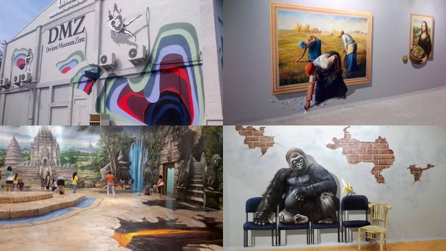 Dream Museum Zone via rantalmobilbali, 1. Ekowisata Mangrove Wanasari, 2. Sangeh Monkey Forest, 3. New Kuta Green Park, 4. Circus Waterpark Kuta, 5. Pantai Jerman, 6. Pantai Kelan, 7. Pantai Muaya, 8. Pantai Mimpi Pondok Pemuda, 9. Pantai Tegal Wangi, 10. Pantai Balangan, 11. Tanjung Balangan, 12. Pantai Dreamland, 13. Pantai Pemutih, 14. Pantai Bingin, 15. Pantai Padang – Padang, 16. Pantai Labuan Sait, 18. Pantai Suluban, 19. Pantai Nyang – Nyang, 20. Pantai Nunggalan, 21. Pantai Karma Kandara, 22. Pantai Melasti, 23. Pantai Batu pageh, 24. Pantai Pandawa, 25. Pantai Gunung Payung, 26. Pantai Sawangan, 27. Pantai Geger, 28. Pantai Mengiat, 29. Pantai Segara Samuh, 30. Pantai Selagan Nusa Dua, 31. Pantai Tanjung Benoa, 32. Air Terjun Nungnung, 33. Air Terjun Bidadari Ayung, 34. Sungai Ayung, 35. Air Terjun Batu Lantang, 36. Air Terjun Sulangi, 37. Patung Dewa Ruci, 38. Kawasan Pura Luhur Uluwatu, 39. Pesawat Bengong, 40. Nirmala Waterpark Ungasan, 41. Taman Satria Gatotkaca, 42. Joger Kuta, 43. Penangkaran Penyu Deluang Sari, 44. Taman Budaya Garuda Wisnu Kencana, 45. Bali Paragliding Tandem Flight, 46. Monumen Perjuangan Taman Mumbul, 47. Museum Becak Indonesia, 48. Museum Pasifika, 49. Dream Museum Zone, 50. Museum Kain, 51. Museum Kerang, 52. Museum Yadnya, 53. Hide N Seek, 54. Cubby House Kids Club, 55. Miniapolis Bali, 56. Pantai Timbis, 57. Pantai Dukuh, 58. Puja Mandala, 59. Pura Taman Ayun, 60. Taman Ngurah Rai Tuban, 61. Lembah Tanah Wuk, 62. Taman Mumbul, 63. Pantai Pererenan, 64. Banjar Umalas, 65. Waka Tangga, 66. Wisata Agro Pelaga, 67. Jembatan Tukad Bangkung, 68. Jimbaran Panorama Point, 69. Pura Petitenget, 70. Pantai Petitenget, 71. Pura Pucak Tedung, 72. Pura Sada Kapal, 73. Pura Batu Bolong, 74. Pantai Batu Bolong, 75. Pura Kancing Gumi, 76. Pura Pucak Mangu, 77. Desa Wisata Petang, 78. Ladang Bunga Gumilir, 79. Desa Wisata Baha, 80. Bumi Perkemahan Blahkiuh, 81. Pantai Seseh, 82. Pantai Derawan, 83. Pantai Batu Mejan, 84. Pantai Double Six, 85. Taman Rekreasi Bethesda, 86. Pantai Selasih, 87. Pantai Batu Belig, 88. Pantai Munggu, 89. Pantai Mengening, 90. Pantai Kayu Putih, 91. Pulau Nusa Dharma, 92. Pulau Peninsula, 93. Splash Waterpark, 94. Waterbom Bali, 95. Pantai Legian, 96. Pantai Seminyak, 97. Desa Wisata Bindu, 98. Bali Swing Bongkasa, 99. Elephant Camp Petang