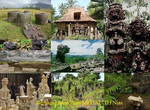 Batu Megalith via Detik - tempat wisata di Nias Barat, 1. Pulau Bogi, 2. Pulau Hamatula, 3. Pulau Hinako, 4. Pulau Asu, 5. Pulau Sirombu, 6. Pantai Ture, 7. Pantai Fadaya, 8. Pantai Fari’i, 9. Pantai Gu’u, 10. Pantai Wazi, 11. Pantai Valaete, 12. Desa Bawomataluo, 13. Desa Lolozirugi, 14. Museum Pusaka Nias, 15. Air Terjun Luaha Ndroi, 16. Batu Megalit , 17. Pulau Herunga, 18. Pulau Imana, 19. Pulau Bawa, 20. Pulau Langu, 21. Desa Sisarahili