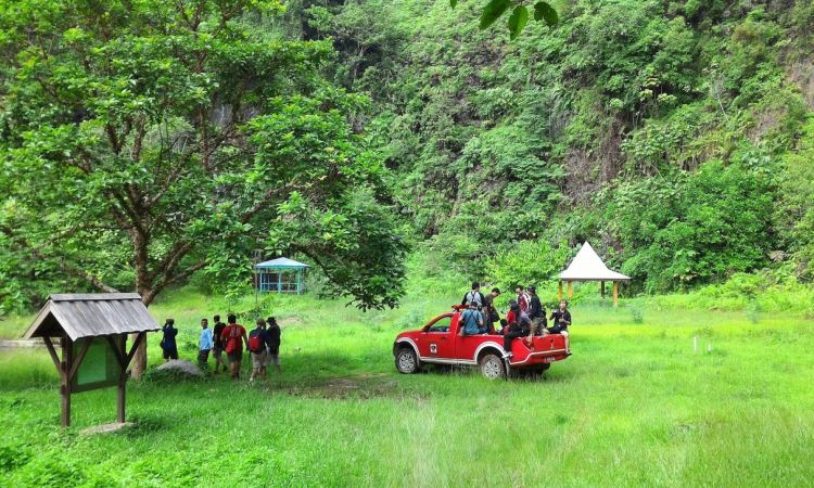 Taman Nasional Bukit Tiga Puluh via Instanbooking, 1. Air Terjun Tualang, 2. Air Terjun Denalo, 3. Makam Raja Indragiri, 4. Replika Istana Indragiri, 5. Air Terjun Sultan Limbayang, 6. Air Terjun Tembulun, 7. Danau Raja, 8. Kawah Biru, 9. Danau Medayun, 10. Taman Nasional Bukit Tiga Puluh, 11. Puncak Bukit Selancang, 12. Air Terjun Tembulon Berasap, 13. Tugu 5 Januari, 14. Wisata Alam Pertamina Lirik