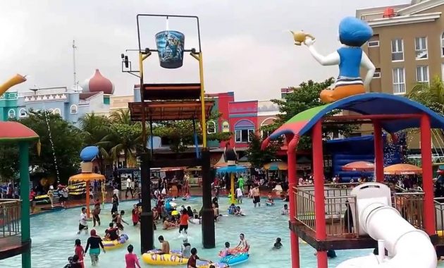 Aladin Depok Fantasi Waterpark via Youtube, 1. Kolam Renang Paragon Depok, 2. Kolam Renang Tirta Ria, 3. Waterpark Ceria Depok, 4. Waterpark Tirta Sari, 5. Kolam Renang Griya Tugu Asri, 6. Aladin Depok Fantasi Waterpark, 7. Khodijah Muslimah Center, 8. Gema Pesona Country Club, 9. Kolam Renang Wisma Makara UI, 10. Kolam Renang Putri Duyung, 11. Kolam Renang Bumi Wiyata, 12. Aquatic Fantasy Telaga Golf, 13. Taman Wisata Pasir Putih, 14. Pondok Zidane
