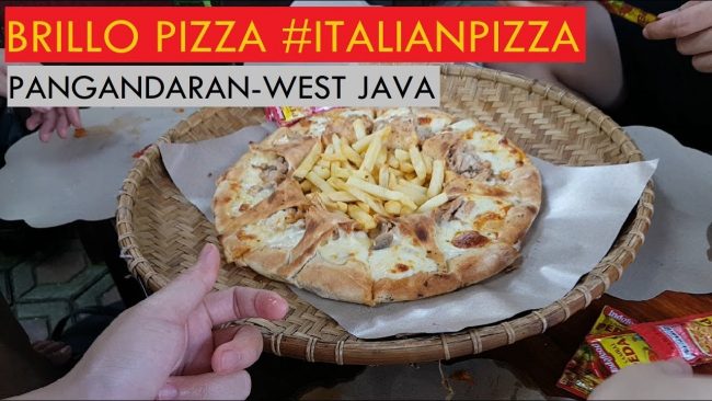 Brillo Pizza via Youtube, 1. RM Karya Bahari 3 Fresh Sea Food, 2. Brillo Pizza, 3. Pondok Pangandaran, 4. Warung Sate Galunggung, 5. Yan’s Seafood, 6. Sari Laut Rasa Sayang, 7. RM Risma seafood (Pasar Ikan Pangandaran), 8. Kampung Turis Pangandaran, 9. Minasari Fresh Seafood Pangandaran, 10. MORGAN Seafood Pangandaran, 11. Grand Nanjung Resto, 12. Bakso Podomoro, 13. RM. Soto Jarkomi, 14. RM Chez Mama Cilacap, 15. Rumah Makan Bu Sarman, 16. Green Garden Cafe Pangandaran, 17. Java Kitchen, 18. Mady’s Gelato Caffe &amp; Grill, 19. Rumah Makan Berkah Seafood, 20. Serba Sambal Grand Pangandaran, 21. Warung Dapoer Kampoeng