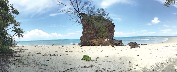 Pantai Batu Berdaun, 1. Pulau Duyung, 2. Pulau Lalang, 3. Istana Damnah, 4. Pulau Penaah, 5. Pulau Berhala, 6. Pulau Dungun, 7. Gunung Daik, 8. Pulau Benan, 9. Air Terjun Makunggal, 10. Air Terjun Resun, 11. Museum Linggam Cahaya, 12. Benteng Bukit Cening, 13. Pantai Batu Berdaun