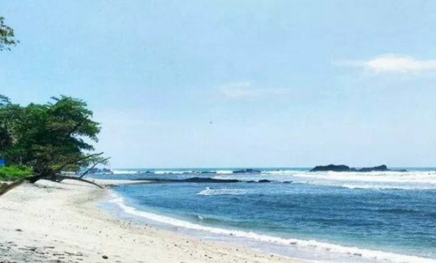 Pantai Kalipat via Dutawisata, 1. Pantai Jetis, 2. Pantai Widarapayung, 3. Pantai Teluk Penyu, 4. Pantai Logending, 5. Pantai Permisan, 6. Pantai Kali Kencana, 7. Pantai Kamulyan, 8. Karang Pandan Beach, 9. Pantai Kalipat, 10. Sodong Beach, 11. Pantai Srandil, 12. Pantai Ketapang Indah, 13. Pantai Singkil Karang Pakis, 14. Pantai Kemiren