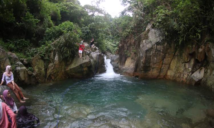 Curug Leuwi Lieuk, 1. Goa Agung Garunggang, 2. Taman Sakura, 3. Curug Cigamea, 4. Curug Leuwi Hejo, 5. Curug Ciburial, 6. Curug Leuwi Lieuk, 7. Taman Safari, 8. Bukit Alesano, 9. Taman Wisata Matahari, 10. Sungai Cisadane, 11. Air Panas Tirta Sanita Ciseeng, 12. Warso Farm, 13. Taman Bunga Nusantara, 14. The Highland Park Resort