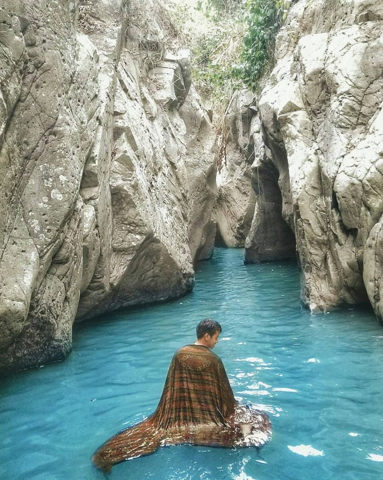Green Canyon Loji via IG @wisnurushadi, 1. Curug Cigentis, 2. Curug Bandung, 3. Curug Cilalay, 4. Curug Cikarapyak, 5. Curug Pengantin, 6. Curug Cipanundaan, 7. Green Canyon Loji, 8. Curug Peuteuy, 9. Curug Cikoleangkak, 10. Green Canyon mini di Curug Ciomas