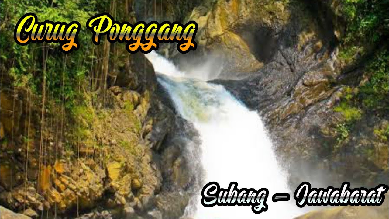 Curug Ponggang, 1. Curug Putri, 2. Curug Ponggang, 3. Curug Cijalu, 4. Curug Cipurut, 5. Curug Cilamaya, 6. Curug Ciseoh, 7. Curug Tilu Sukasari, 8. Curug Suhada, 9. Curug Cisomang