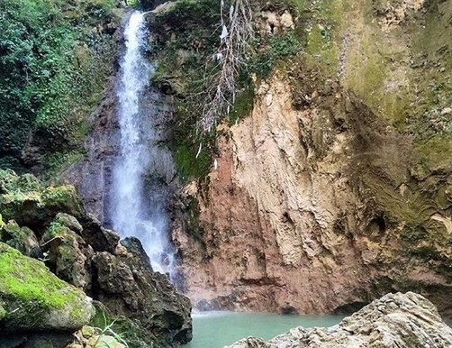 Air Terjun Santi , 1. Air Terjun Grenjengan Sewu, 2. Air Terjun Sekar Gading, 3. Air Terjun Tadah Udan Juruk, 4. Air Terjun Grudo, 5. Air Terjun Lorodan Semar, 6. Air Terjun Tedunan, 7. Air Terjun Tretes, 8. Air Terjun Grenjengan Watu Sirap, 9. Air Terjun Lorotan Semar, 10. Grenjengan Jolong, 11. Air Terjun Banyulawe, 12. Air Terjun Sepletuk, 13. Air Terjun Santi