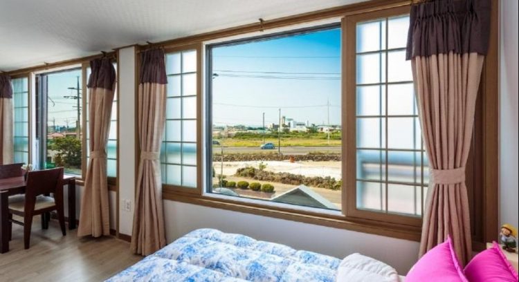 Kamar Deluxe Double Jejuwayo Pension via Agoda