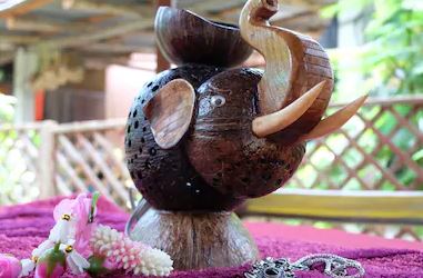 Kelapa dan Segala Kerajinannya, 1. Souvenir Gajah, 2. Kelapa dan Segala Kerajinannya, 3. Segala Sesuatu Bertema Tuk-tuk, 4. Produk Spa, 5. Saus dan Bumbu, 6. Sutra Thailand, 7. Aksesoris Lokal, 8. Celana Muay-Thai, 9. Pakaian Tradisional, 10. Pocket Kulit, 11. Tas Unik Thailand, 12. Porselen Benjarong, Pajangan Keramik Khas Thailand, 13. Payung Kertas, 14. Bantal Segitiga Khas Thailand, 15. Ornamen dan Ukiran dari Kayu, 16. Wadah Anyaman Bambu untuk Tempat Nasi, 17. Perlengkapan Meditasi, 18. Pernak-pernik Unik, 19. Aneka Dekorasi dan Hiasan dari Kulit, 20. Lampu dan Lentera, 21. Permen, 22. Selai Khas Thailand, 23. Manisan Buah, 24. Aneka Cokelat, 25. Keripik Durian, 26. MAMA Tom Yum, 27. Pad Thai Instan, 28. Bento Squid Seafood Snack, 29. Pajangan Dinding Payet Khas Thailand
