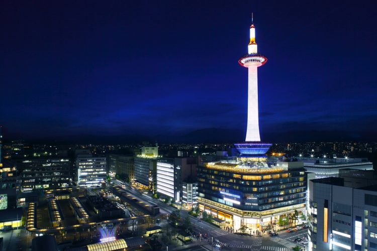 Kyoto Tower via Agoda