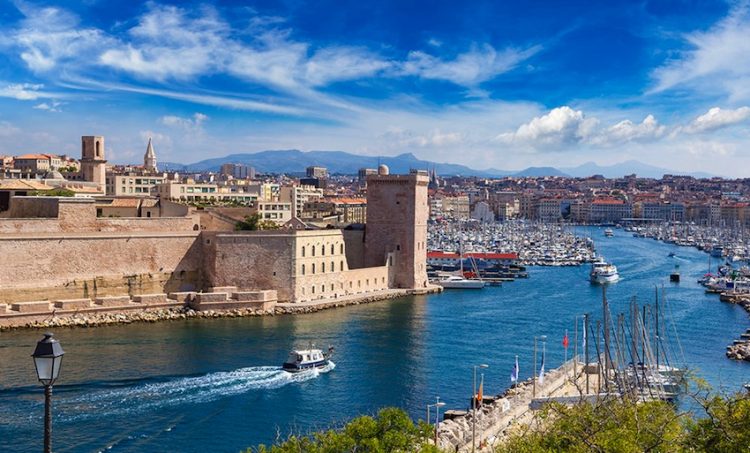 Marseille, 1. Paris, 2. Marseille, 4. Strasbourg, 5. Mont Saint-Michel, 6. Bordeaux, 7. Aix-en-Provence, 8. Lourdes
