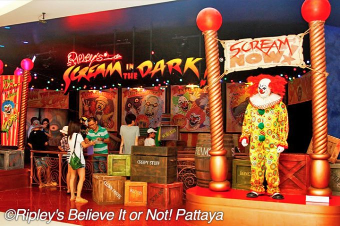 Ripley’s Believe It Or Not via Bangkok, 1. Pantai Pattaya, penuh pesona di siang hari dan menggoda iman di malam hari, 2. Pantai Jomtien, cocok bagi pecinta keramaian yang lebih sunyi, 3. Pantai Na Jomtien, pantai populer yang tetap menawarkan privasi, 4. Pantai Naklua, ideal bagi pecinta suasana pantai dan kehidupan di sekitarnya, 5. Pantai Wong Amat, bagi kalian yang ingin santai menikmati matahari, 6. Koh Larn, pulau Coral dengan pantai indah yang jadi surga dunia di Pattaya, 7. Puas bermain di pantai, saatnya mengenal kehidupan di laut Pattaya dengan main ke Underwater World Pattaya, 8. Bosan dengan laut dan suasana pantai? Pattaya Park hadir untuk menyelamatkan hari kalian, 9. Nggak hanya punya pantai dan waterpark, Pattaya juga punya Nong Nooch Tropical Garden & Cultural Village yang terlalu keren untuk dilewatkan, 10. Wat Phra Yai dan patung Buddha berukuran super besarnya, 11. Wat Yansangwararam, kuil yang dipersembahkan untuk Raja Bhumibol Adulyadej, 12. Wat Chaimongkol, kuil megah dengan gaya arsitektur yang eksotis, 13. Walau bukan kuil, Sanctuary of Truth ini juga layak kalian sambangi karena tempat ini mewakili semua unsur filosofi dalam budaya Thailand kuno, 14. Bagi para penantang adrenalin, uji nyali kalian dengan mencoba berbagai petualangan di Flight of the Gibbon, 15. Ripley’s Believe It Or Not, museum yang akan membuat kalian tercengang hingga akhir, 16. Art in Paradise, galeri yang akan menipu mata kalian, 17. Teddy Bear Museum Pattaya, museum untuk pecinta beruang Teddy, 18. Untuk pengalaman wisata bernuansa lokal, mampirlah ke Pattaya Floating Market dan rasakan serunya belanja di pasar terapung, 19. Sebagai pengenalan terhadap dunia malam di Pattaya, mulailah dengan menyusuri Pattaya Walking Street, 20. Melihat Pertunjukan kabaret