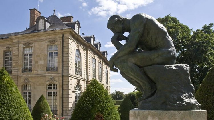 Rodin Museum via BBC, 1. Palace of Versailles, 2. Fontainebleau, 3. Sceaux, 4. Mont Saint Michel, 5. Saint-Germain-en-Laye, 6. Provins, 7. Chartres, 8. Reims, 9. Giverny, 10. Menara Eiffel, 11. Musee du Louvre, 12. Notre Dame de Paris, 13. Arc de Triomphe, 14. Champs-Élysées, 15. Sacré-Cœur, 16. Tuileries Garden, 17. Jardin du Luxembourg, 18. Montmartre, 19. Musée d’Orsay, 20. Disneyland Paris, 21. Place de la Concorde, 22. The Centre Pompidou, 23. Le Marais, 24. Champ de Mars, 25. Palais Garnier, 26. Montparnasse Tower, 27. Panthéon, 28. Rodin Museum, 29. Conciergerie, 30. Pont des Arts, 31. Musée de l’Orangerie, 32. Grand Palais, 33. La Villette