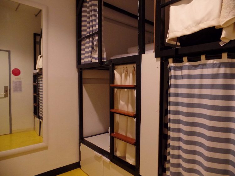 Dormitory Room Hostel Bangkok via Tripadvisor