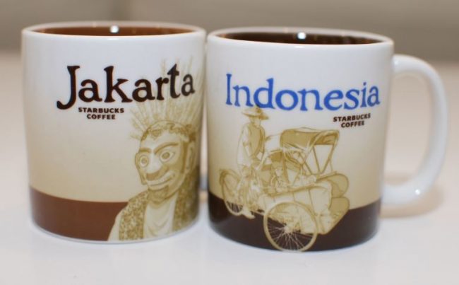 Mug dan Piring khas Jakarta