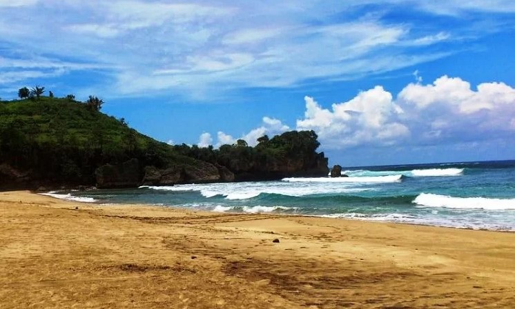 Pantai Ngantep via Guiance, 1. Pantai Sipelot, 2. Pantai Licin, 3. Pantai Balekambang, 4. Pantai Ngliyep, 5. Pantai Batu Bengkung, 6. Pantai Watu Leter, 7. Pantai Bajulmati, 8. Pantai Goa Cina, 9. Pantai Lenggoksono, 10. Pantai Jonggring Saloko, 11. Pantai Mbehi, 12. Pantai Modangan, 13. Pantai Bantol, 14. Pantai Kondang Buntung, 14. Pantai Kondang Merak, 15. Pantai Watu Pecah, 16. Pantai Tiga Warna, 17. Pantai Sendang Biru, 18. Pantai Ngandol, 19. Pantai Banyu Anjlok, 20. Pantai Sendiki, 21. Pantai Tamban, 22. Pantai Bolu- Bolu, 23. Pantai Wediawu, 24. Pantai Wonogoro, 25. Pantai Nganteb, 26. Pantai Clungup, 27. Pantai Banyumeneng, 28. Pantai Gatra, 29. Pantai Jonggring Saloka, 30. Pantai Watu Lepek, 31. Pantai Wedi Putih, 32. Pantai Klatakan, 33. Pantai Pancer, 34. Pantai Kaliapus, 35. Pantai Bangsong, 36. Pantai Savana, 37. Pantai Teluk Asmoro, 38. Pantai Tomen, 39. Pantai Ungapan, 40. Pantai Jolangkung, 41. Pantai Parang Dowo, 42. Pantai Telok, 43. Pantai Kajaran, 44. Pantai Wedi Klopo, 45. Pantai Ngopet, 46. Pantai Pasang, 47. Pantai Karang Tengkorak, 48. Pantai Karang Bolong, 49. Pantai Ngudel, 50. Pantai Kuncaran, 51. Pantai Taman Ayu, 52. Pantai Pesanggrahan