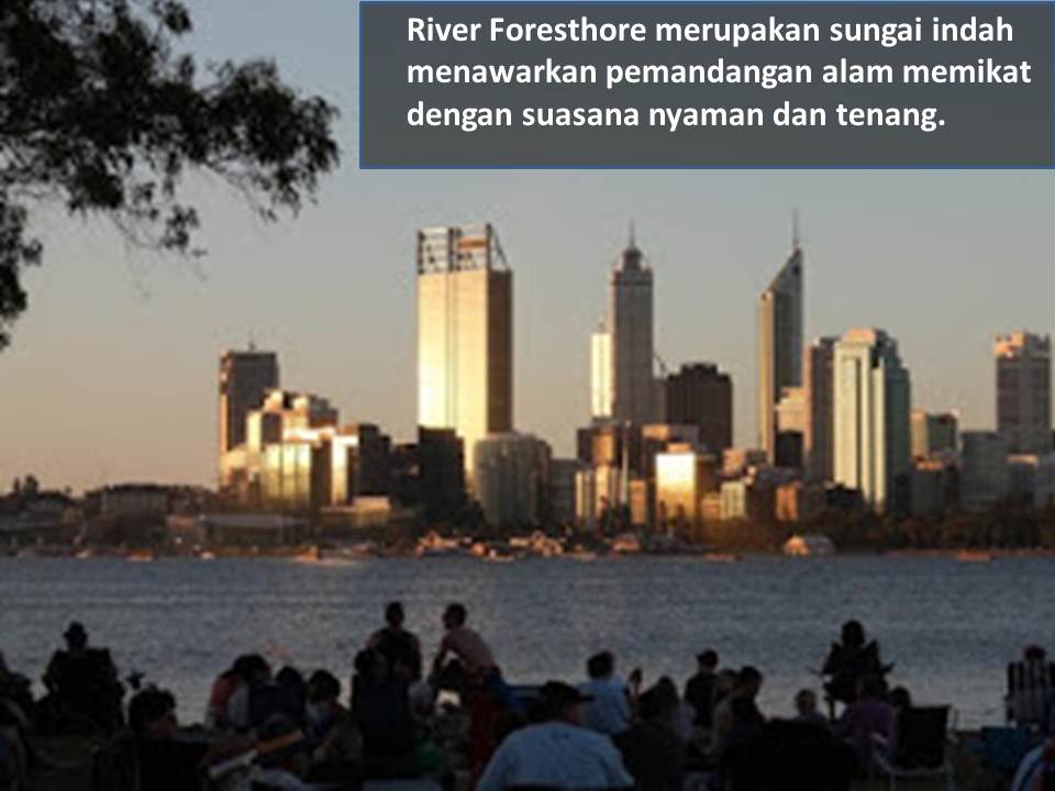 Sungai Foreshore via Australiatempatwisata.blogspotcom