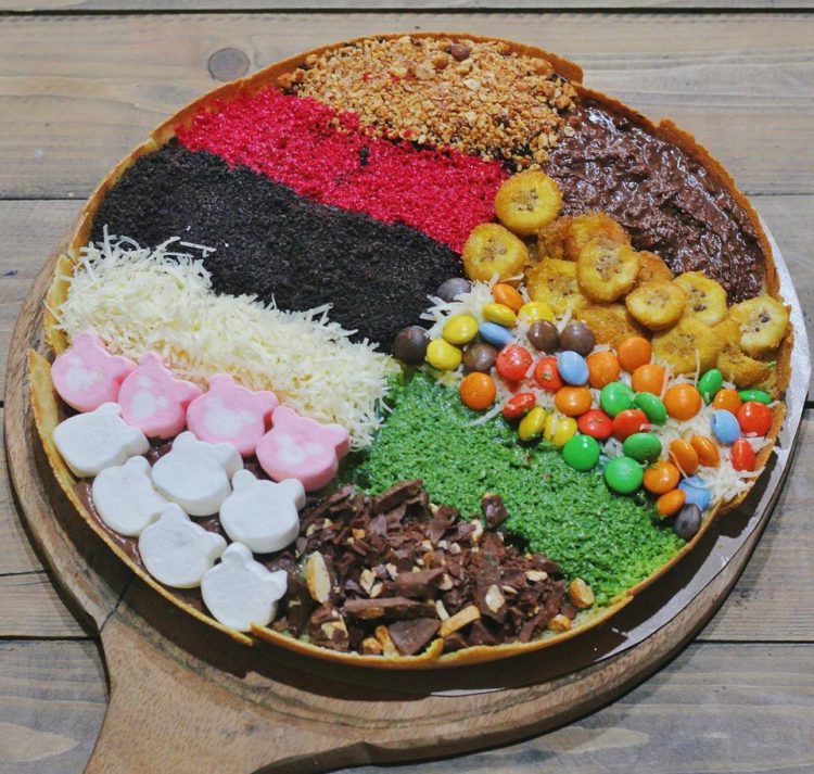 Martabak Factory via IG @streetfeeddiary, 1. Martabak Putra Lebaksiu depan pasar PSPT, 2. Martabak Factory, 3. Martabak Boss, 4. Martabak Bangka Rudy, 5. Martabak Orins, 6. Martabak Lab, 7. Martabak Eat Happens, 8. Martabak San Fransisco, 9. Martabak Borneo, 10. Martabak Miami, 11. Martabak Alam Jaya (Tutup), 12. Martabak AA, 14. Martabak Kubang Hayuda