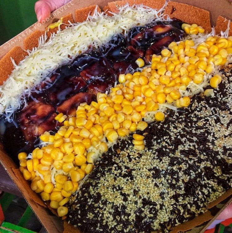 Martabak Orins via IG @jakarta.foodtravell, 1. Martabak Putra Lebaksiu depan pasar PSPT, 2. Martabak Factory, 3. Martabak Boss, 4. Martabak Bangka Rudy, 5. Martabak Orins, 6. Martabak Lab, 7. Martabak Eat Happens, 8. Martabak San Fransisco, 9. Martabak Borneo, 10. Martabak Miami, 11. Martabak Alam Jaya (Tutup), 12. Martabak AA, 14. Martabak Kubang Hayuda