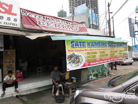 Sate Kambing Solo Berkat via Openrice, 1. Sate Kambing H. Giyo, Jatinegara, 2. RM Sate Tegal H. Sadjim, Bendungan Hilir, 3. Sate Jaya Agung, Menteng, 4. Sate Ayam Kambing RSPP, Blok M, 5. Sate Kambing Kim Tek, Kebon Jeruk, 6. Sate Apjay, Dharmawangsa, 7. Sate Betawi H. Maksudi, Cinere, 8. Cangkir Cafe, Melawai, 9. Pondok Sate Kambing Djono Jogya, Bendungan Hilir, 10. Sate Kambing Batibul Bang Awi, Kelapa Gading, 11. Sop Kaki Kambing Dudung Roxy, 12. Sate Kambing Solo Berkat, 13. Warung Sate Solo Pak Min, Kec. Tangerang